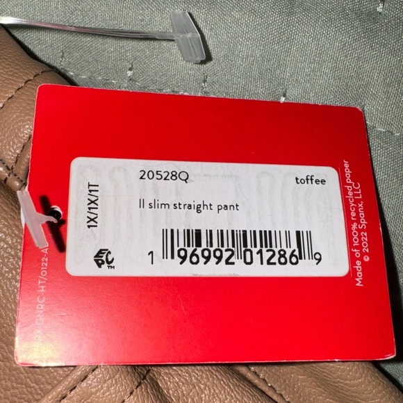 SPANX plus size women’s pants. Size 1X. Toffee color. NWT - Picture 10 of 16